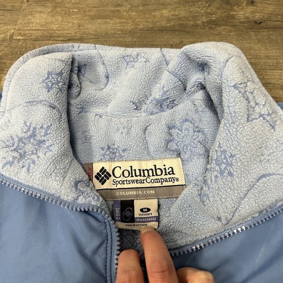 Columbia Women Blue Vertex Core Interchange Full Zip Jacket Size Medium - Picture 3 of 10